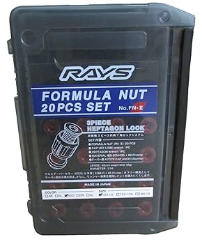 Amazon | フォーミュラナットセット L45 FN-2 M12x1.5 RD(レッド